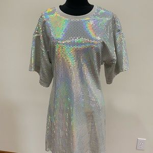 Batwing Rhinestone party dress - never worn